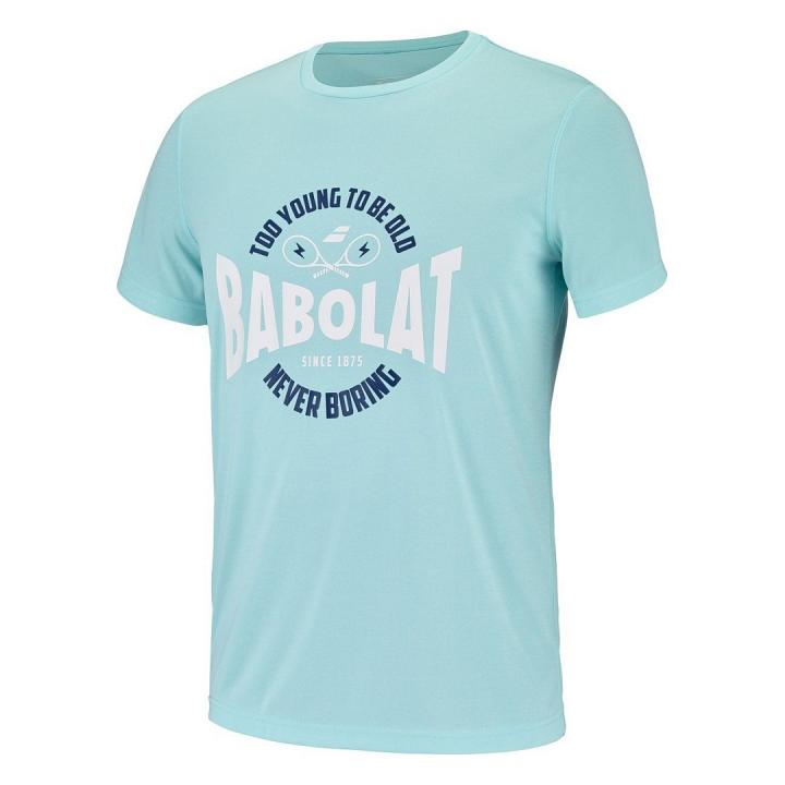 Babolat Exercise Graphic Tee Angel Blue